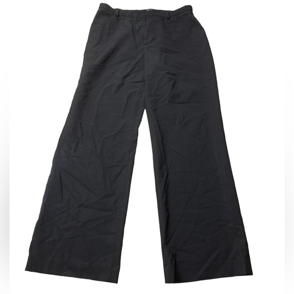 GAP Pants - GAP Stretch | Black Trouser Pants Size 12A Wide Leg